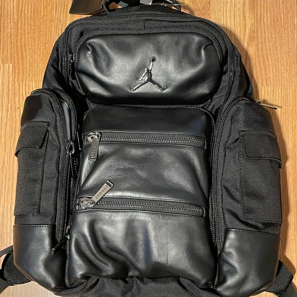 Jordan brand leather backpack BNWT - Picture 1 of 3